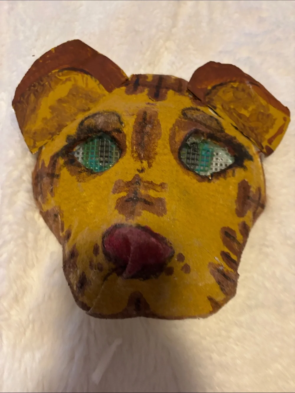 Handmade tiger mask